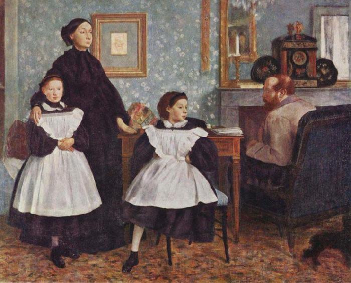 Edgar Degas Portrait of the Bellelli Family Spain oil painting art